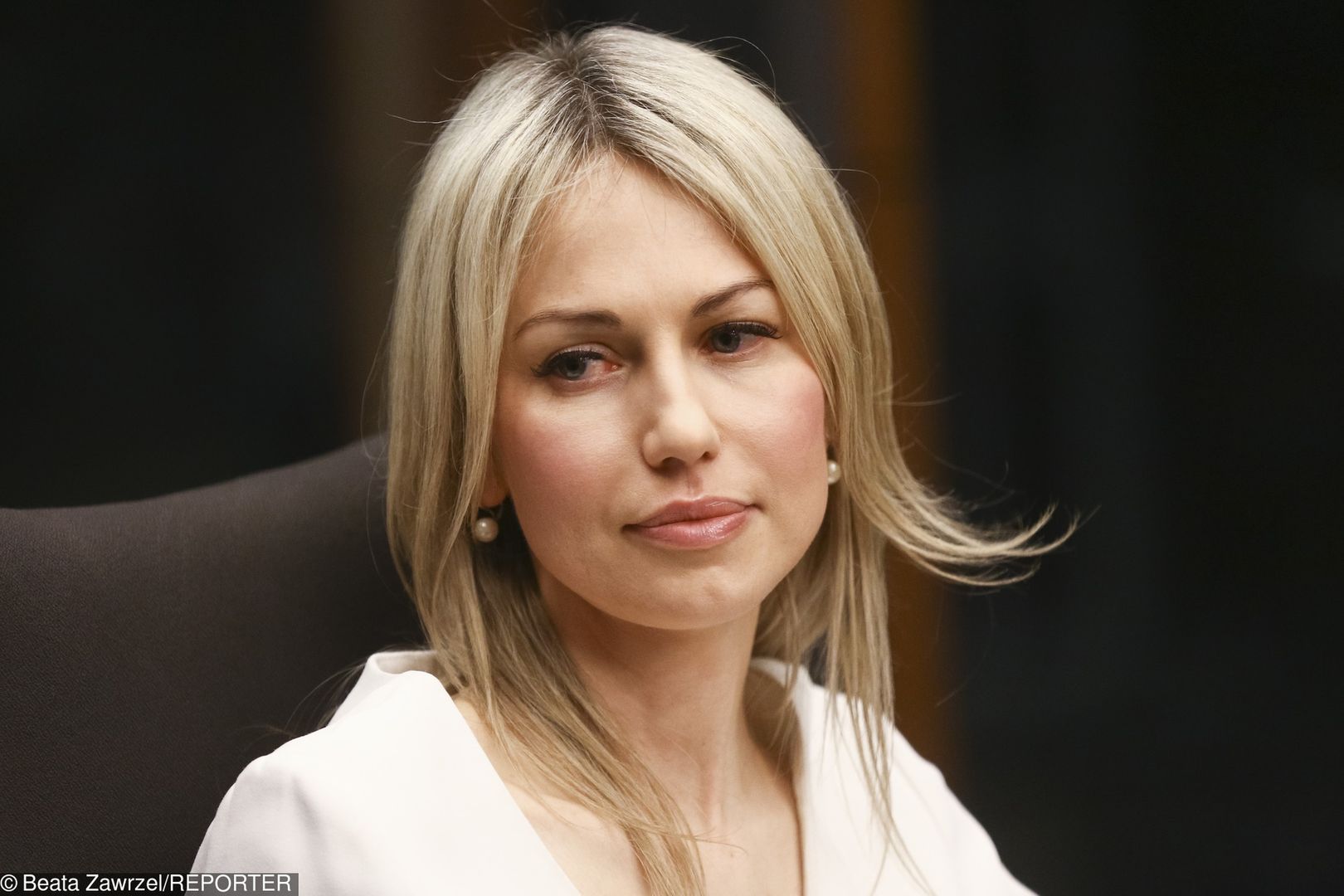 W sobotę dziennikarka Magdalena Ogórek nie mogła odjechać sprzed siedziby TVP Info