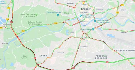 Wypadek na A4. Południowa obwodnica Krakowa zakorkowana