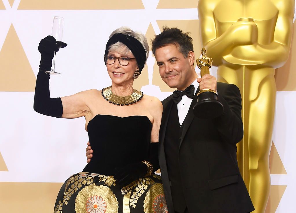 Rita Moreno na Oscarach 2018 w wyjątkowej sukni. Wyjęła ją z szafy po 56 latach