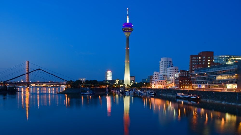 Budynek Erbudu będzie najwyższym mieszkalnym w Dusseldorfie. Ale nie przebije wieży widokowej Rheinturm