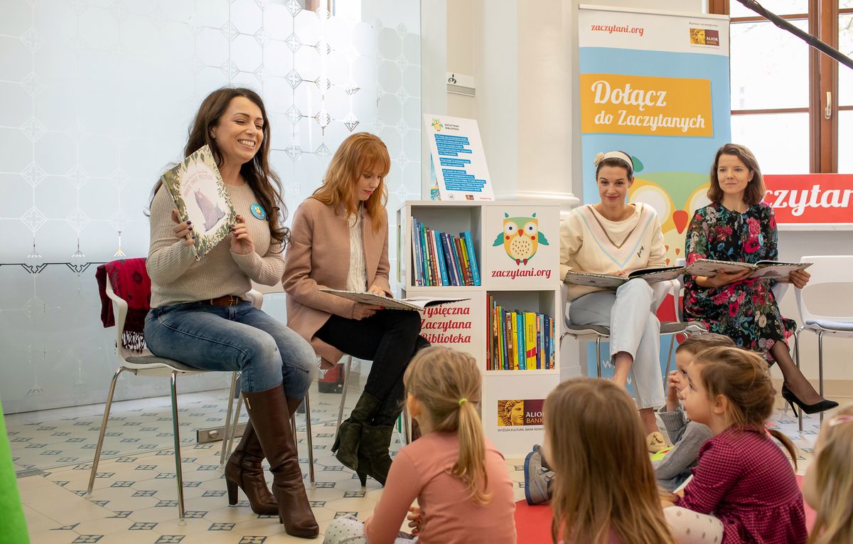 Promocja czytelnictwa z udziałem gwiazd. Już tysiąc Zaczytanych Bibliotek w Polsce