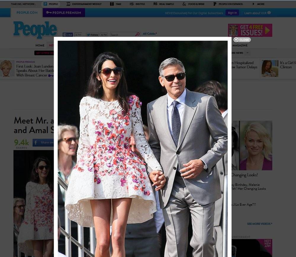 George Clooney i Amal