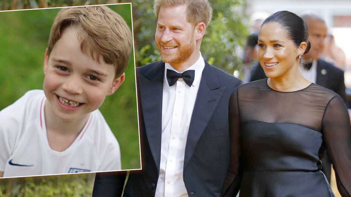 Meghan Markle, książę Harry, książę George