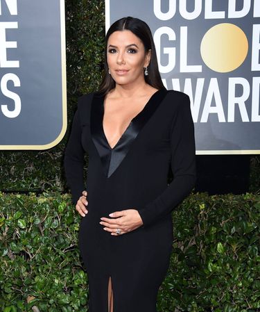 Eva Longoria w ciąży - Złote Globy 2018