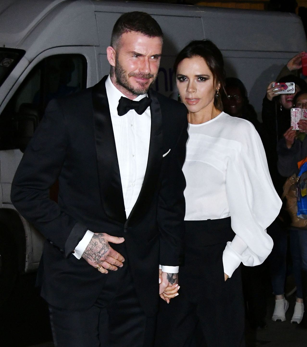 Mandatory Credit: Photo by Nils Jorgensen/REX/Shutterstock (10152333i)  David Beckham, Victoria Beckham  Portrait Gala, National Portrait Gallery, London, UK - 12 Mar 2019  David Beckham, Victoria Beckham at National Portrait Gallery fundraising event 