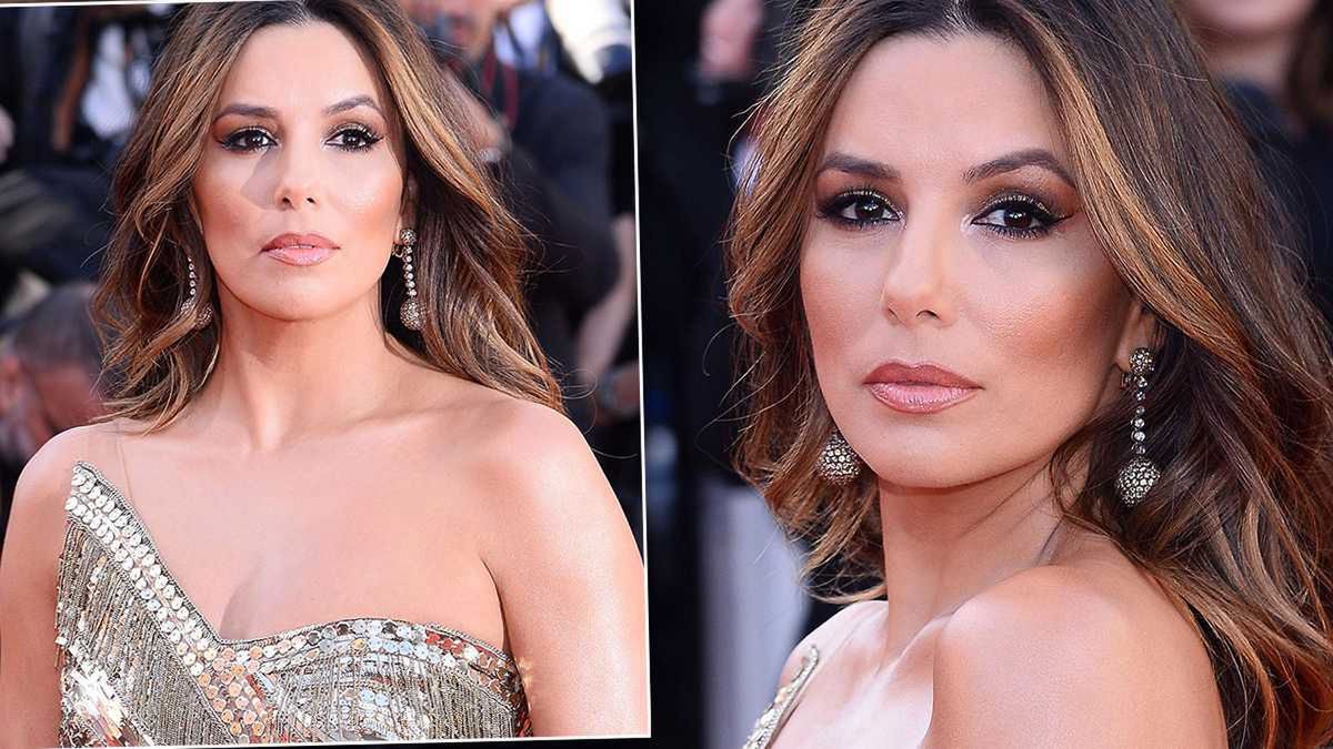 Cannes 2019:  Eva Longoria skradła uwagę fotoreporterów błyszczącą stylizacją. Ambasadorka L'Oreal Paris na czerwonym dywanie