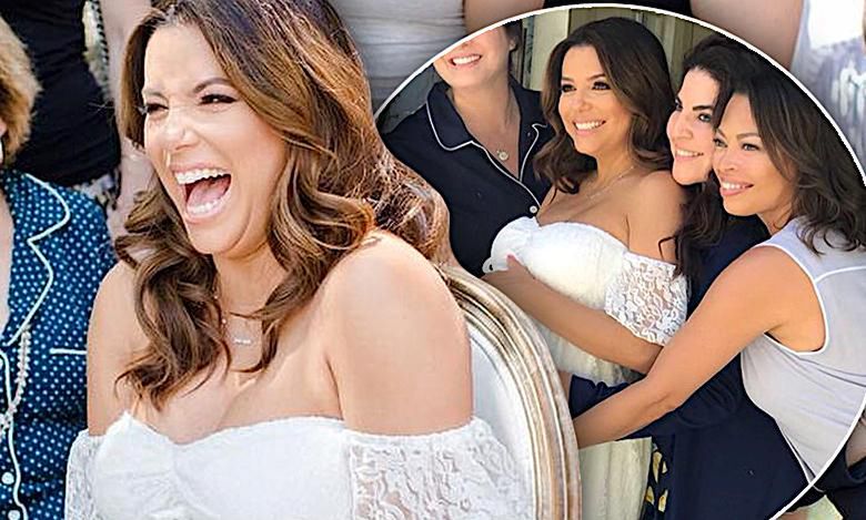 43-letnia Eva Longoria przed samym porodem szaleje z przyjaciółkami na swoim Baby Shower! Jej brzuch jest już ogromny!