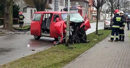 Wypadek w Lęborku. Pięciu nastolatków w szpitalu