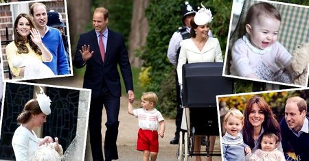 Rok z życia księżniczki Charlotte na zdjęciach. Z rodzicami, z bratem, w parku, na nartach...
