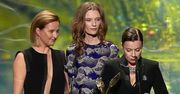Agata Kulesza odebrała nagrodę z rywalkami. Izabela Kuna komentuje przemówienie: "Ten gest nie jest jednorazową historią" [WIDEO]