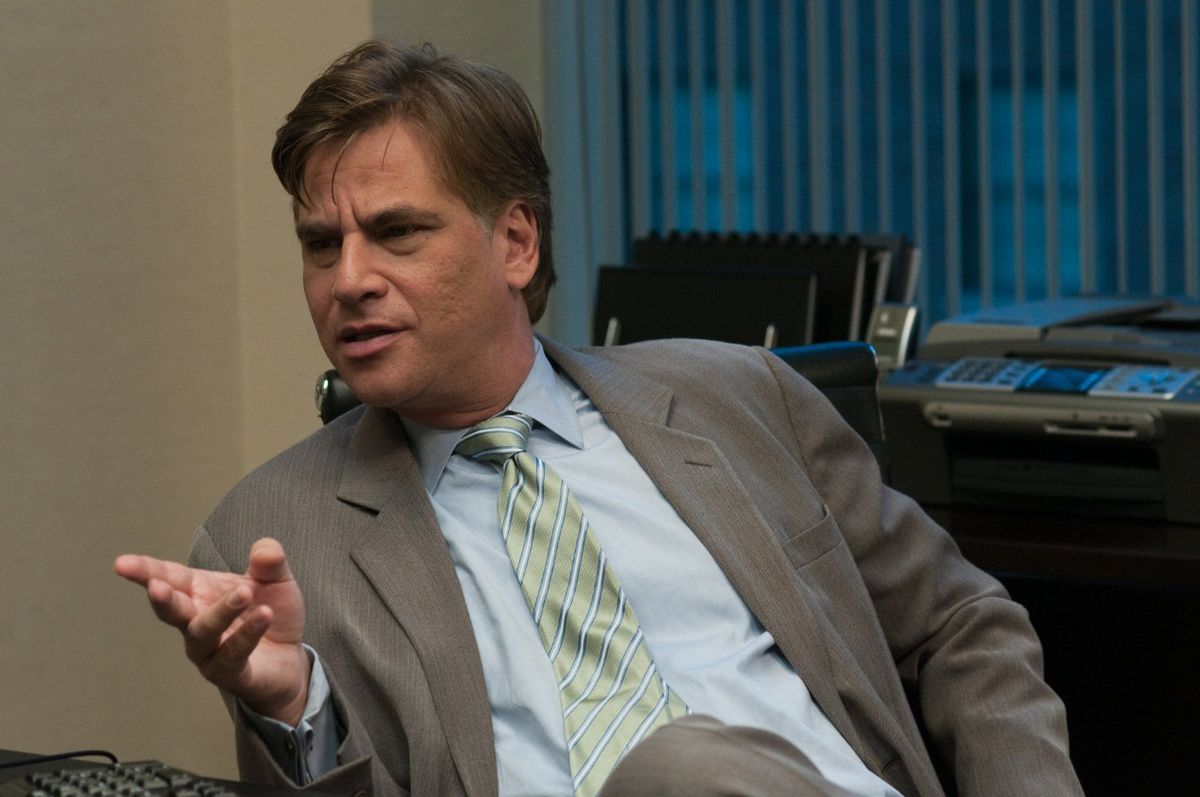 Aaron Sorkin ze statuetką za całokształt twórczości