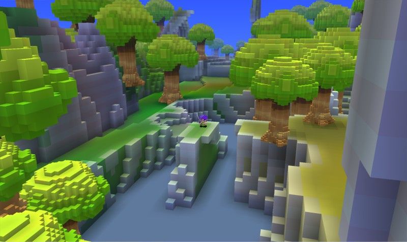 Zelda z klocków w świecie, który możesz zniszczyć - Cube World