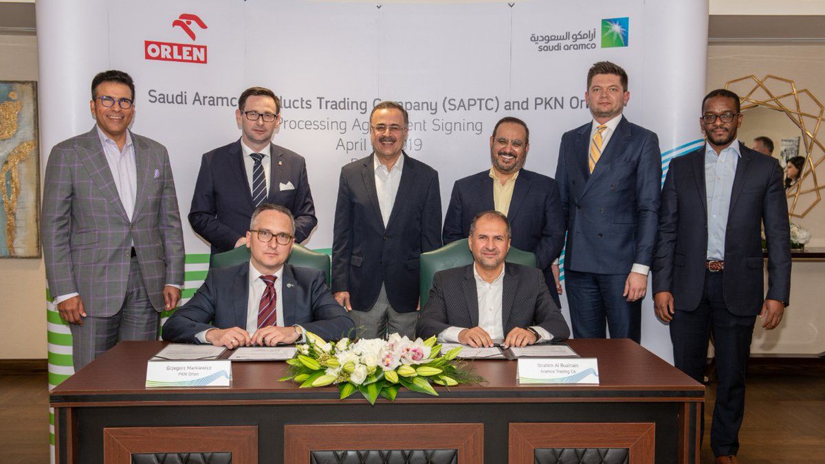 Przedstawiciele Orlenu podpisali umowę z Saudi Aramco.