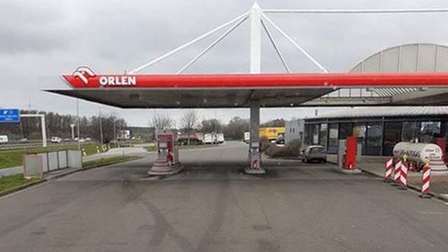 Logo Orlenu pojawiło się na stacji przy berlińskiej obwodnicy w ciągu autostrady A10