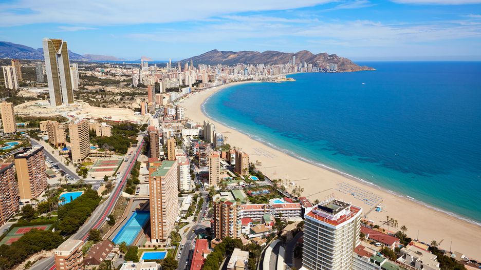 Miasto Benidorm, Costa Blanca, Hiszpania