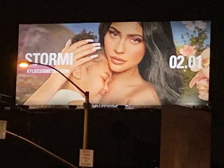 Urodzinowy bilbord od Kylie Jenner dla Stormi