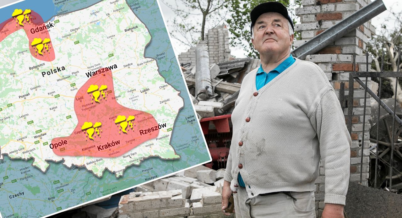 Naukowiec wytyczył polską aleję tornad. Sprawdź, czy jest na niej twój dom