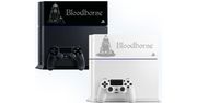 Sony nakleja logo Bloodborne na konso... Nie, chwila, to nie naklejka, tylko model PS4 zaprojektowany z okazji premiery gry