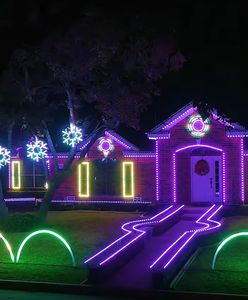 Świąteczne iluminacje amerykańskich domów - hit czy kit?