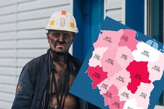 Mapa zarobków w Polsce. Górnicy dostali po kieszeni. Szczególnie ci ze Śląska