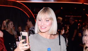 "Taniec z Gwiazdami". Joanna Moro w ciąży bawi się na widowni. Brzuszka nie widać