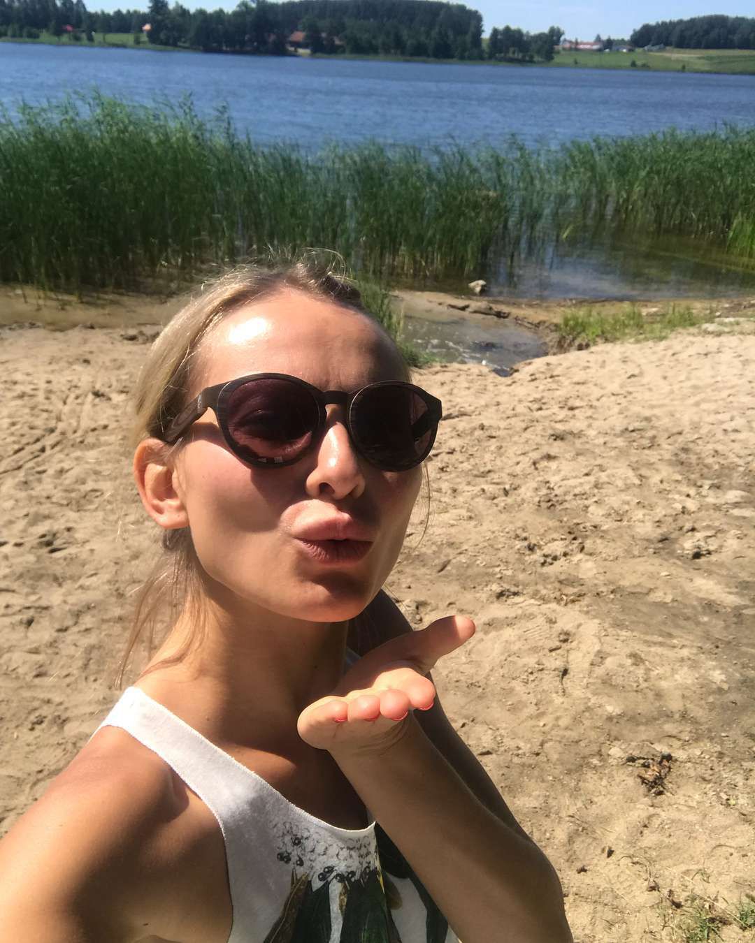 Joanna Moro na wakacjach 2018