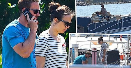 TYLKO U NAS! Ciężarna Anna Czartoryska i Michał Niemczycki na wakacjach z synem [PAPARAZZI]