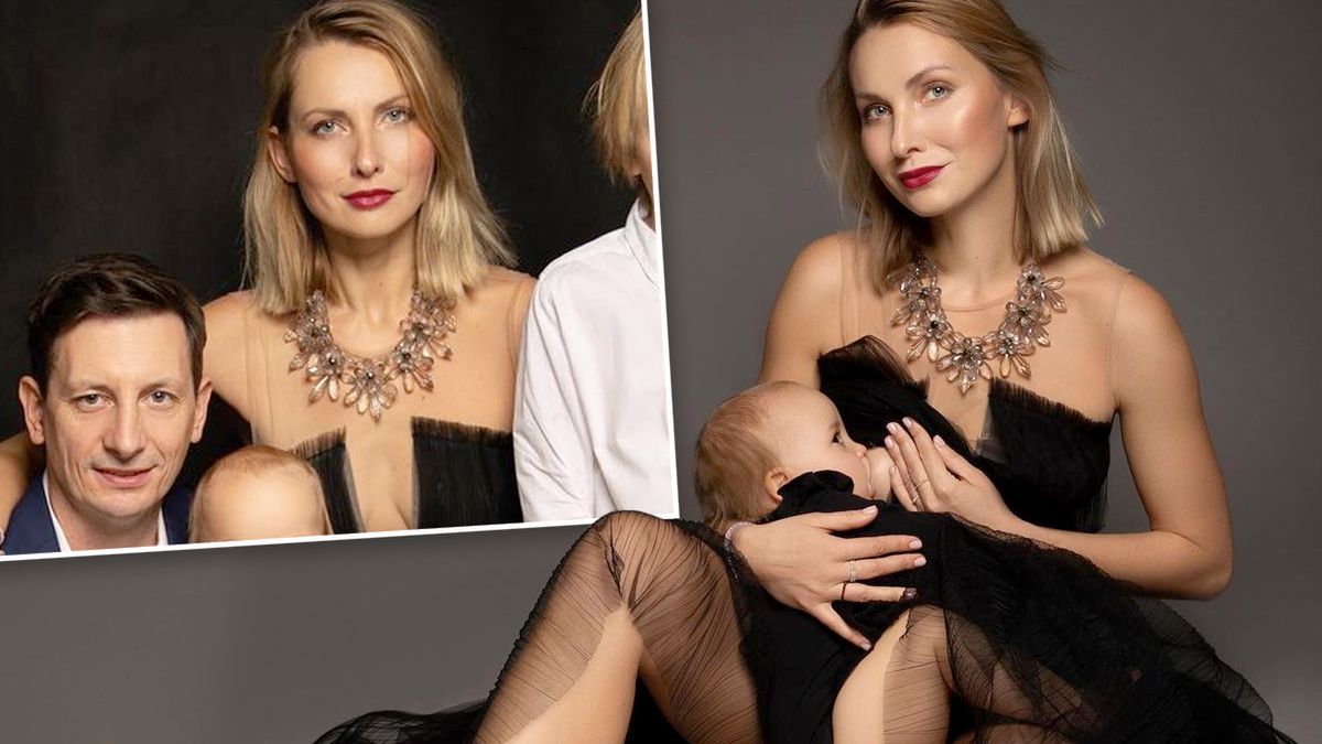 Joanna Moro sesja z rodziną