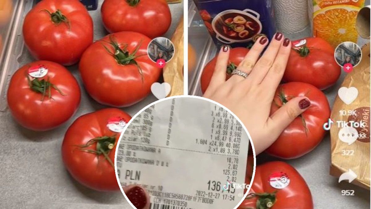 Kupiła w Biedronce 5 pomidorów malinowych. Gdy w domu spojrzała na paragon, dosłownie zamarła