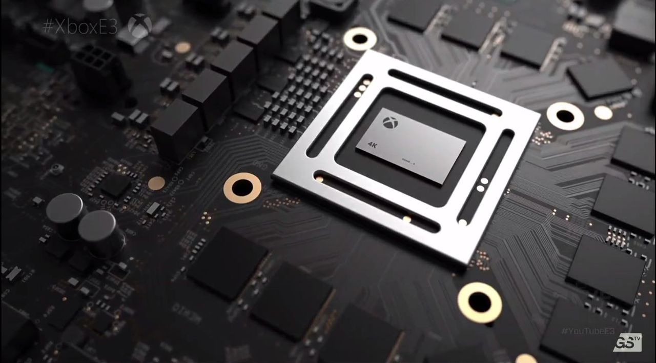 Project Scorpio z wbudowanym zasilaczem