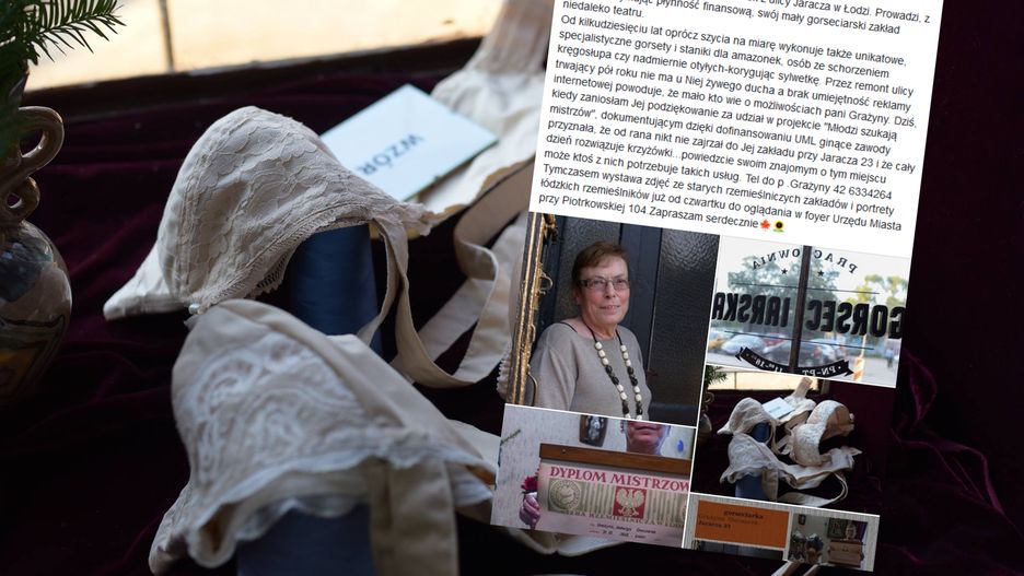 Pani Grażyna prowadzi zakład od 40 lat / Zdjęcie zrealizowane w ramach projektu "Młodzi szukają mistrzów". 