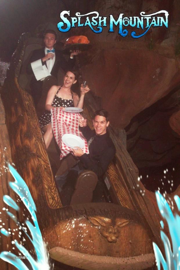 Obiad na Splash Mountain