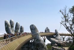 "Golden Bridge" w Wietnamie. Dzieło sztuki w olbrzymim parku rozrywki