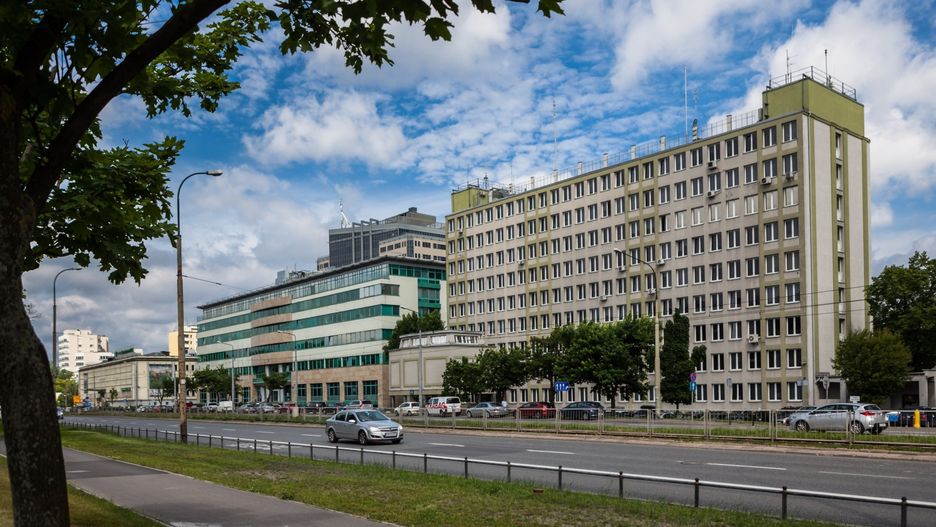 Dawny widok na ul. Kasprzaka 18/20