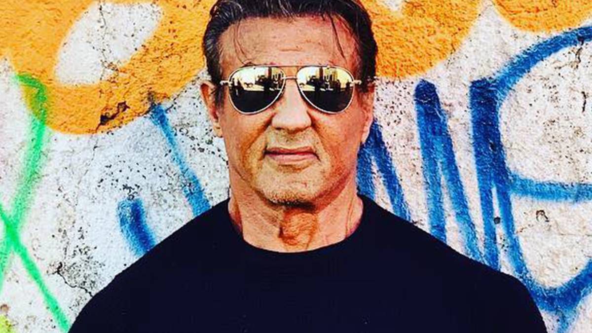 Sylvester Stallone - siwe włosy