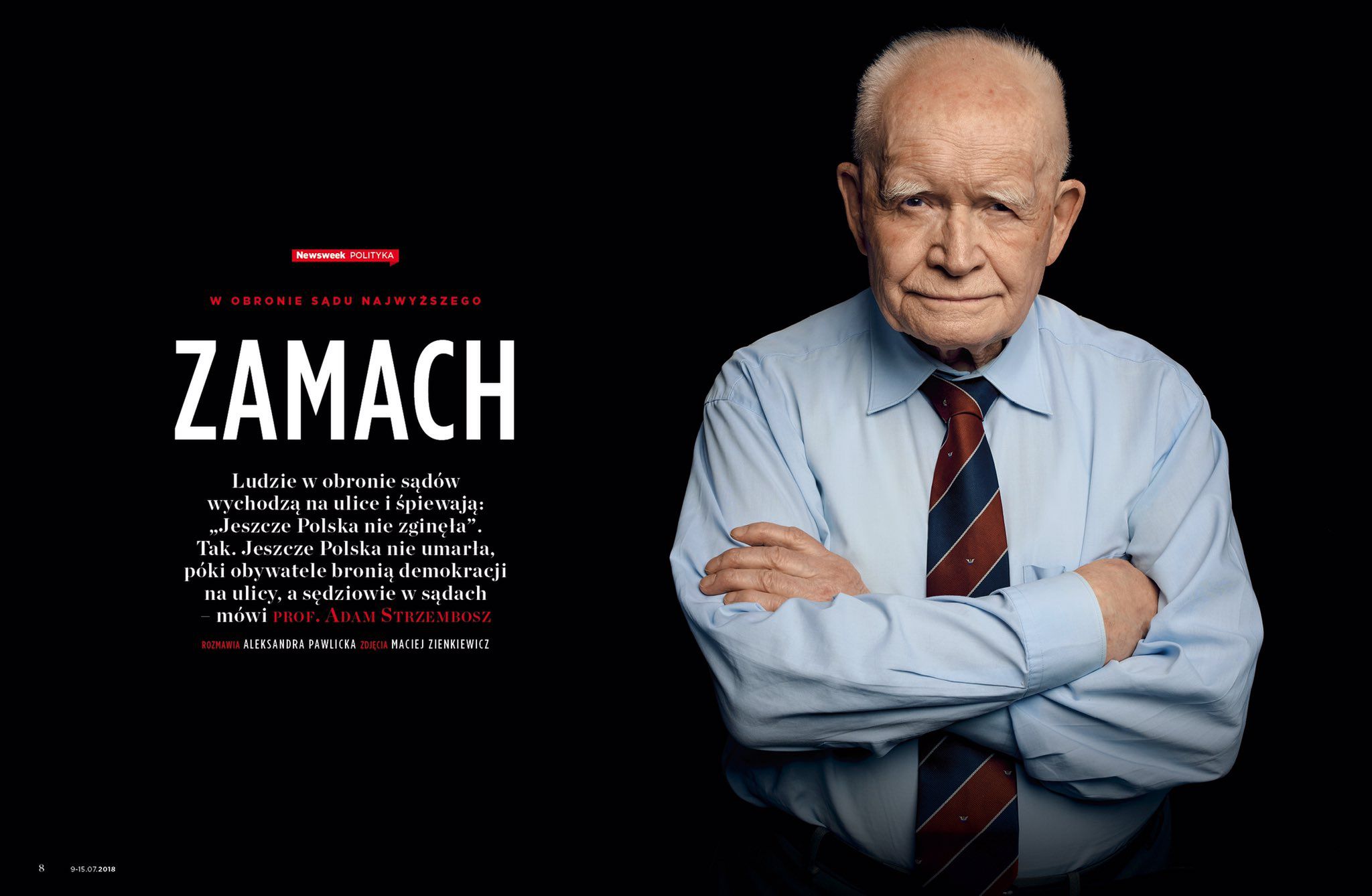 Adam Strzebosz w Newsweeku 