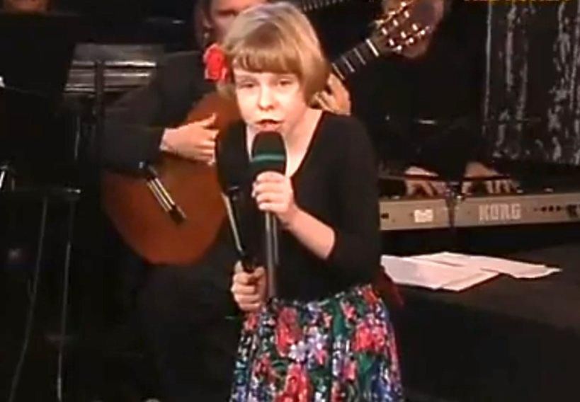 Alicja Janosz w dzieciństwie