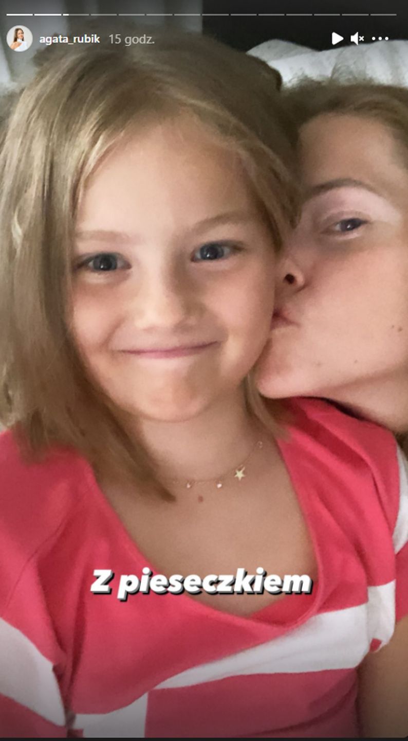 Agata Rubik pokazała córkę Alicję