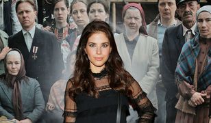 Weronika Rosati w małej czarnej na premierze "Wołynia"