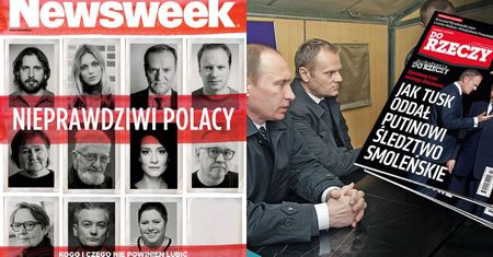 'Fałszywi patrioci' i molestowanie seksualne. Oto okładki poniedziałkowych magazynów