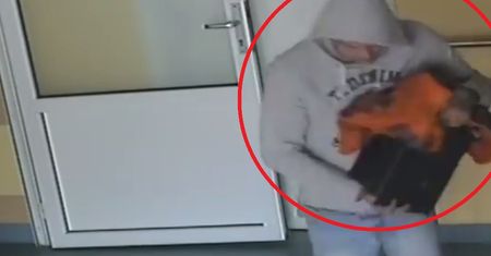 To on okradł hospicjum. Policja wciąż go szuka