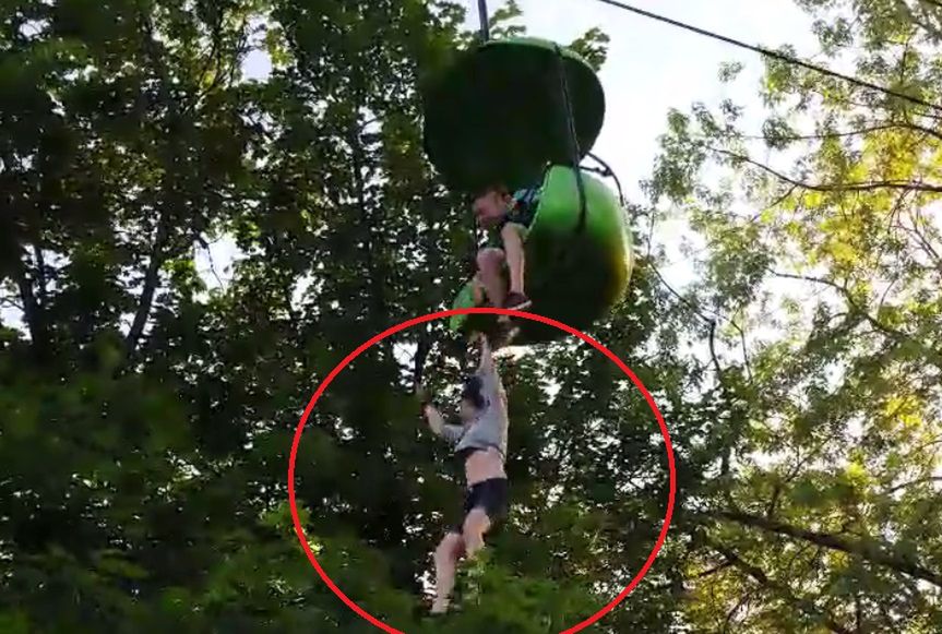 Dramatyczne nagranie z parku rozrywki. 14-latka spadła z gondoli