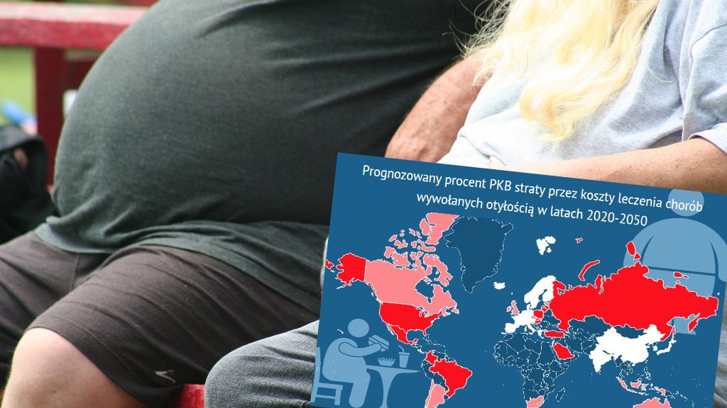 Otyłość coraz bardziej wpływa na gospodarkę.