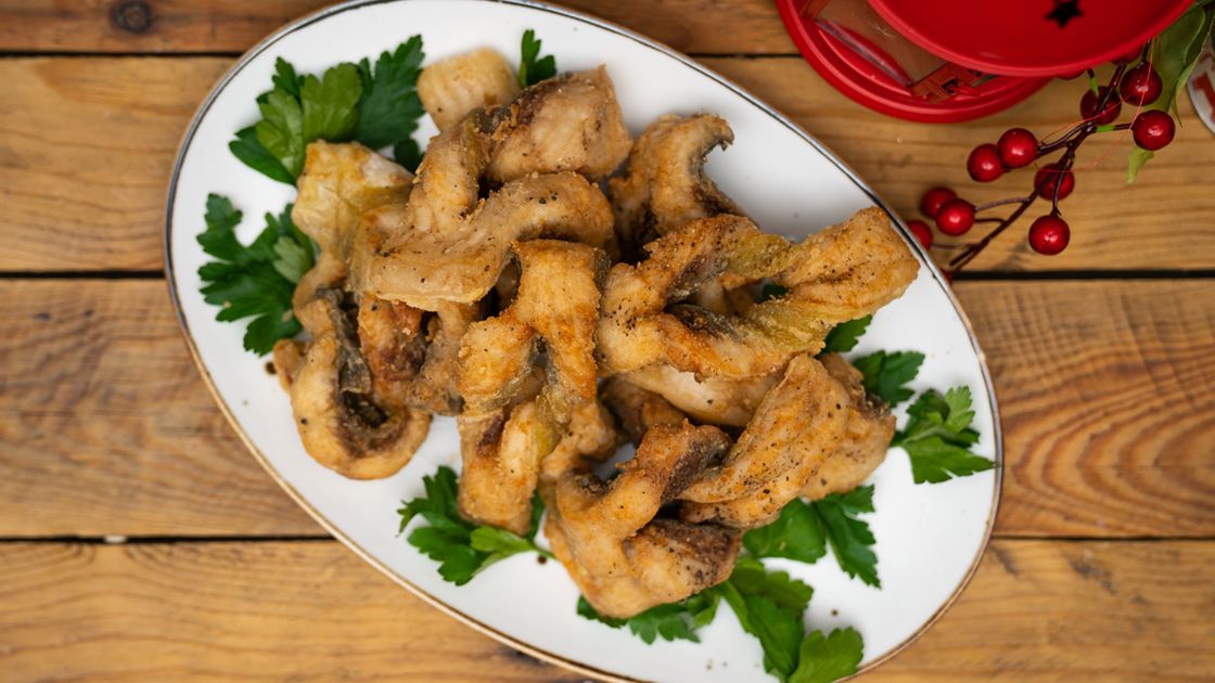 Faworki z karpia- Pyszności