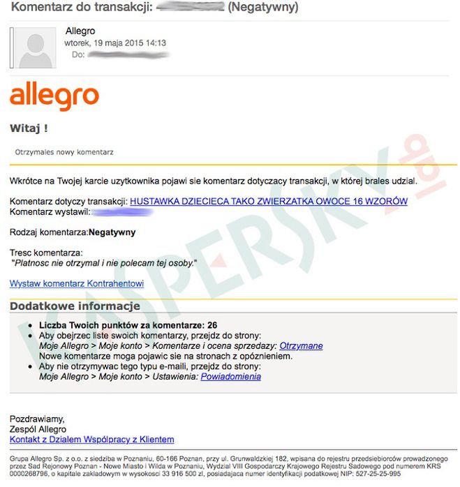 Użytkownicy Allegro kolejnymi ofiarami ataków cyberprzestępców