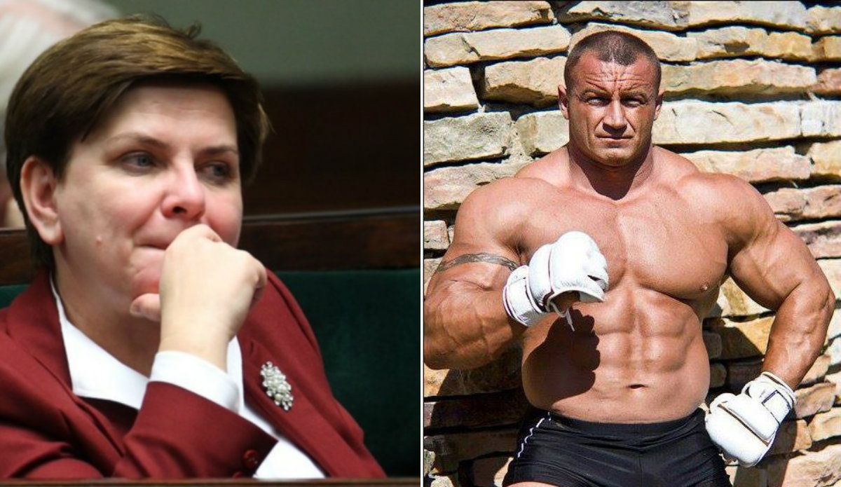 Pudzianowski dopinguje Beatę Szydło. "BRAWOOOOO!"