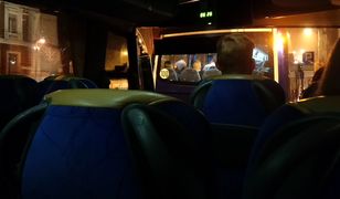 Z modlitwą na marsz. Jechaliśmy autokarem z narodowcami