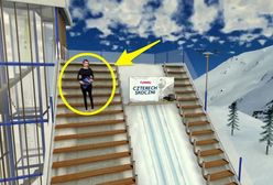 "Wiadomości" TVP pokazały skocznię. Grafika hitem sieci