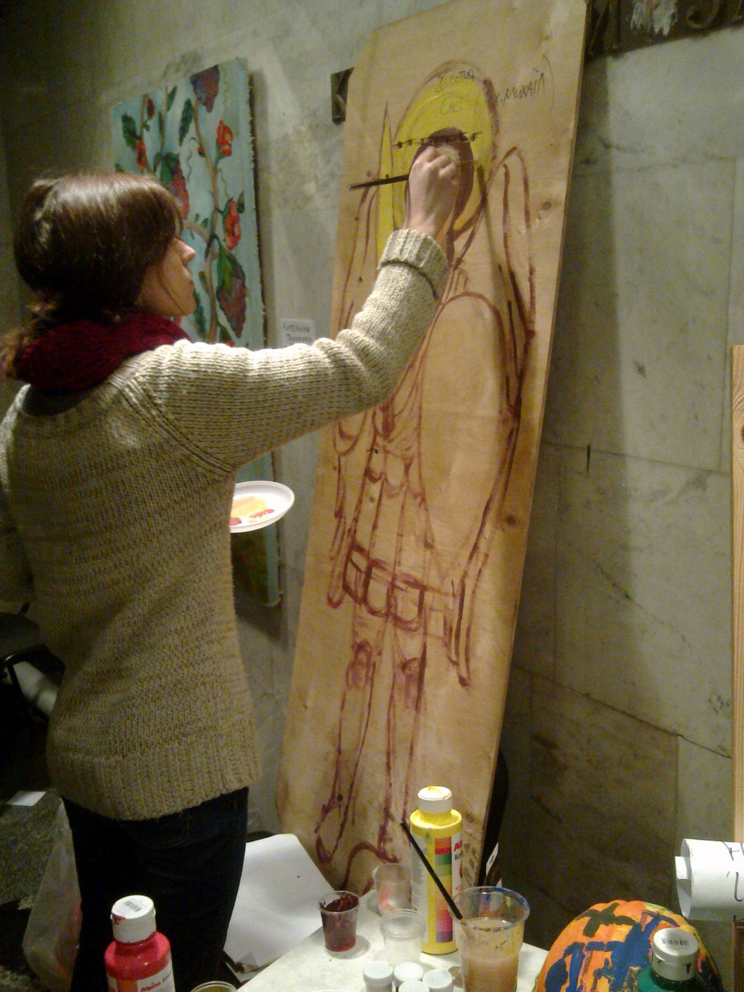 Demonstranci przeciwko oddziałom specjalnym używali tarcz z dykty 