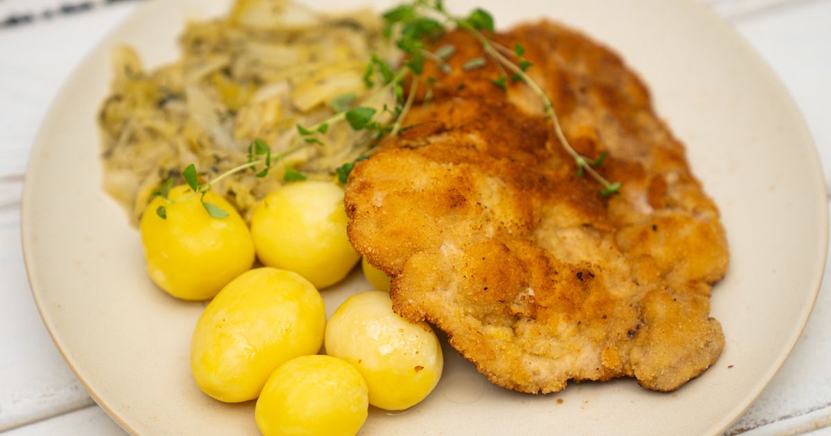 Kotlet schabowy w maślance- Pyszności